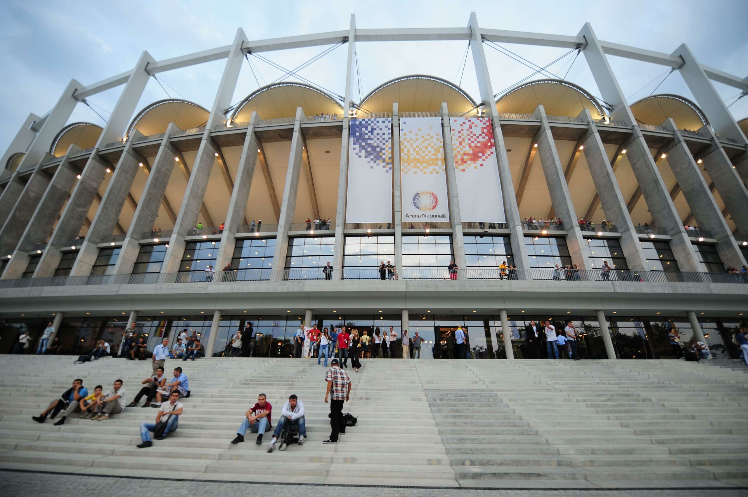 The National Arena in Bucharest, Romania.