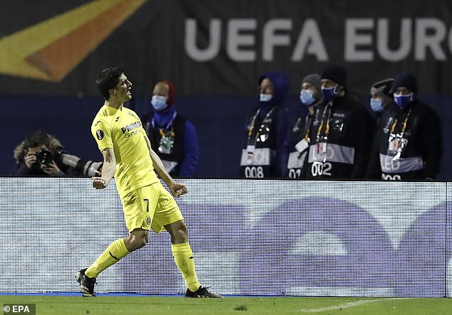 Gerard Moreno marcó el único gol del partido para el Villarreal desde el punto de penalti