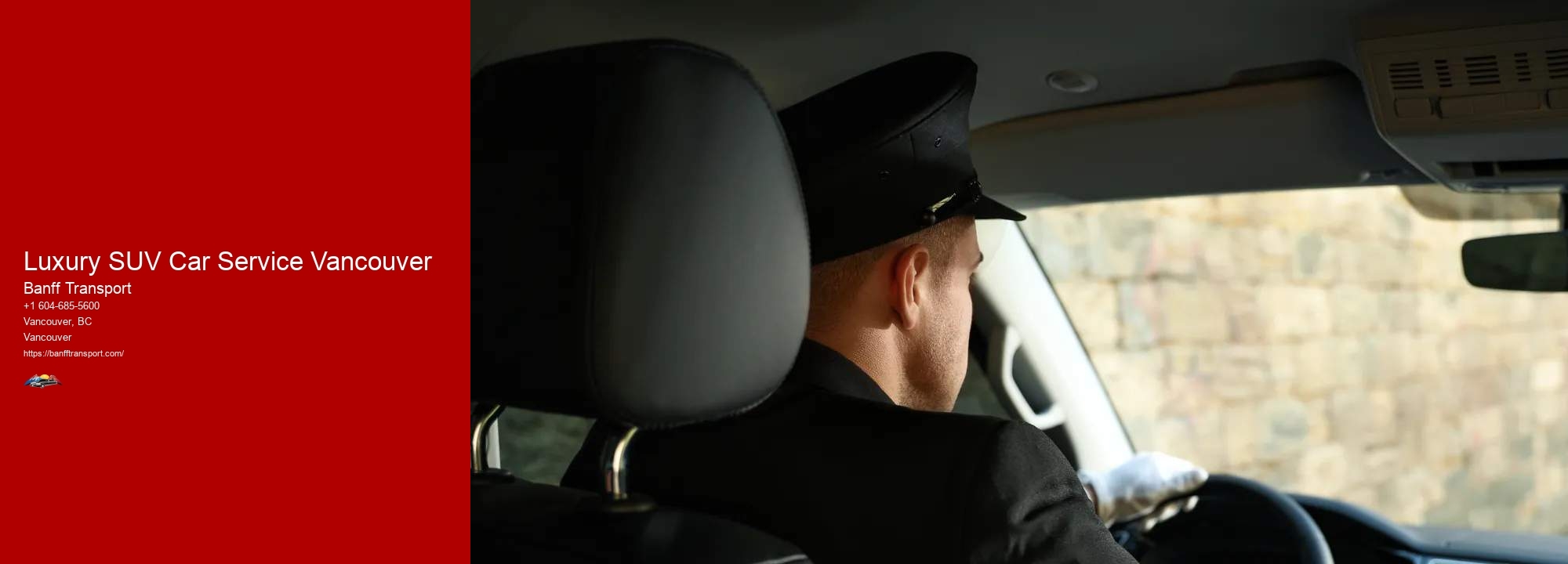 Luxury SUV Car Service Vancouver
