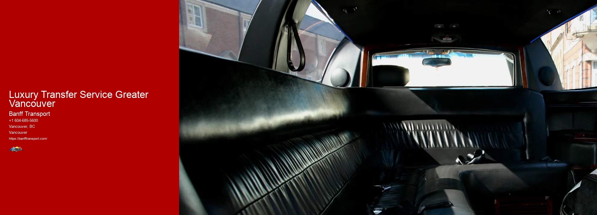 Luxury Transfer Service Greater Vancouver