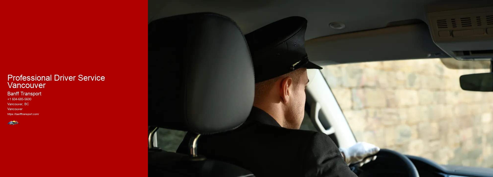 Professional Driver Service Vancouver