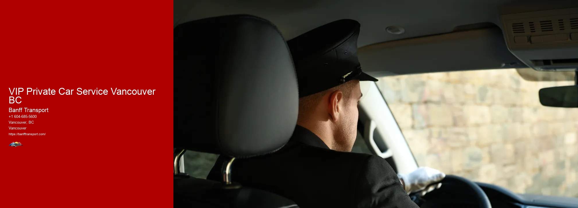 VIP Private Car Service Vancouver BC