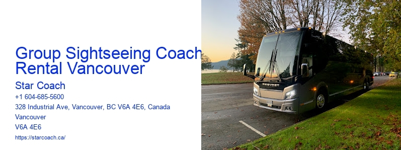 Group Sightseeing Coach Rental Vancouver