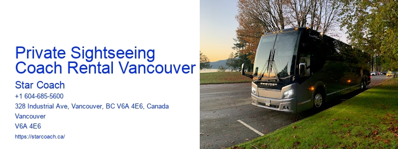 Private Sightseeing Coach Rental Vancouver