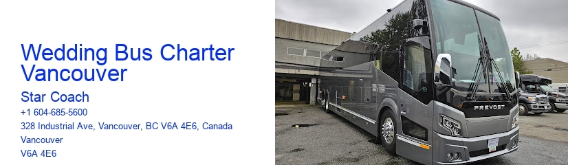 Wedding Bus Charter Vancouver
