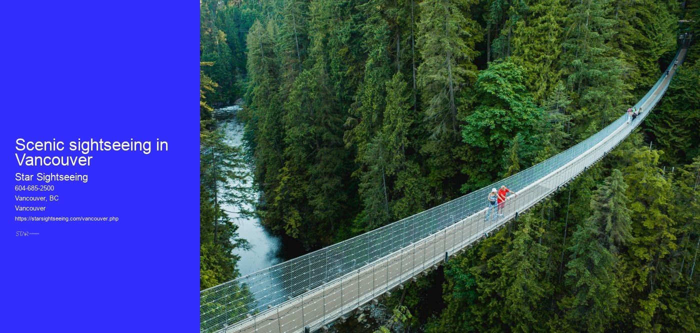 Scenic sightseeing in Vancouver