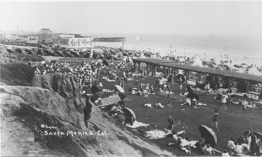Sunbathers at Seaside Park