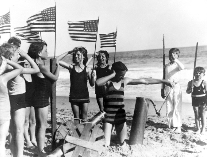 Children Playing at Santa Monica Beach