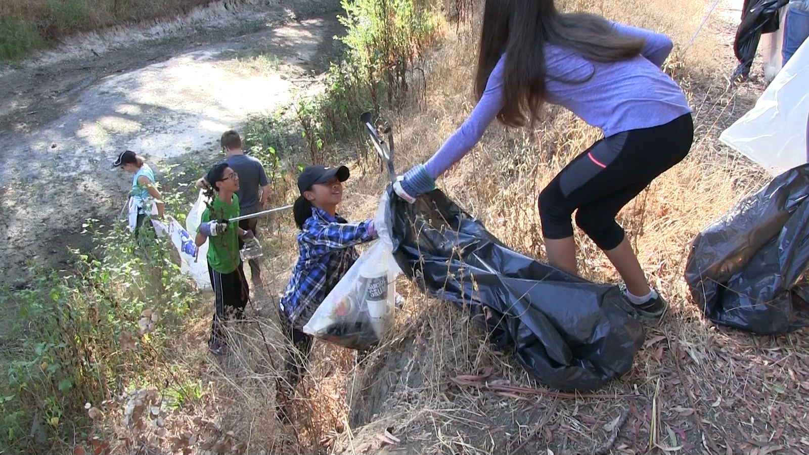 Creek cleanup