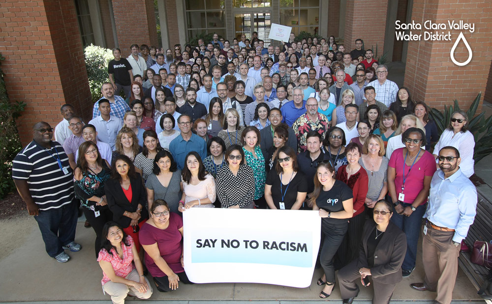 Say No to Racism group photo