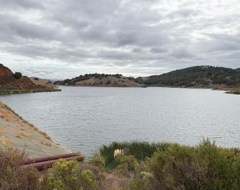 Calero Reservoir, fall 2025