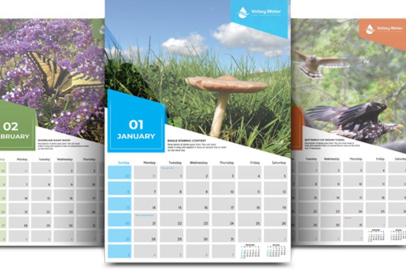 2020 Valley Water calendar