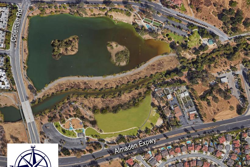 Almaden Lake rendering