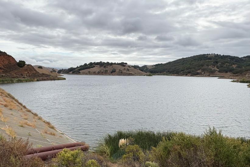 Calero Reservoir, fall 2025