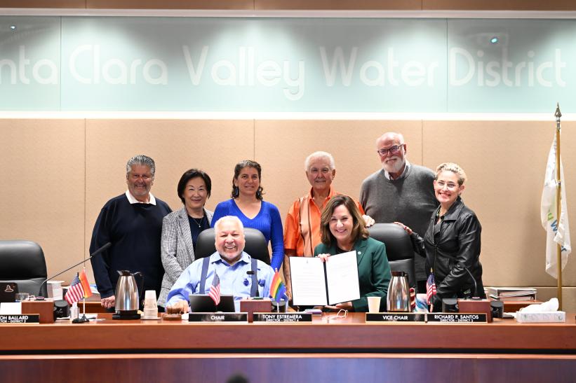 The Board of Directors and City of Santa Clara Mayor Lisa Gillmor