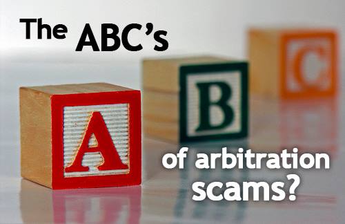 Understand arbitration scams
