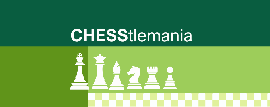 chesstlemania white chess pieces green rectangles
