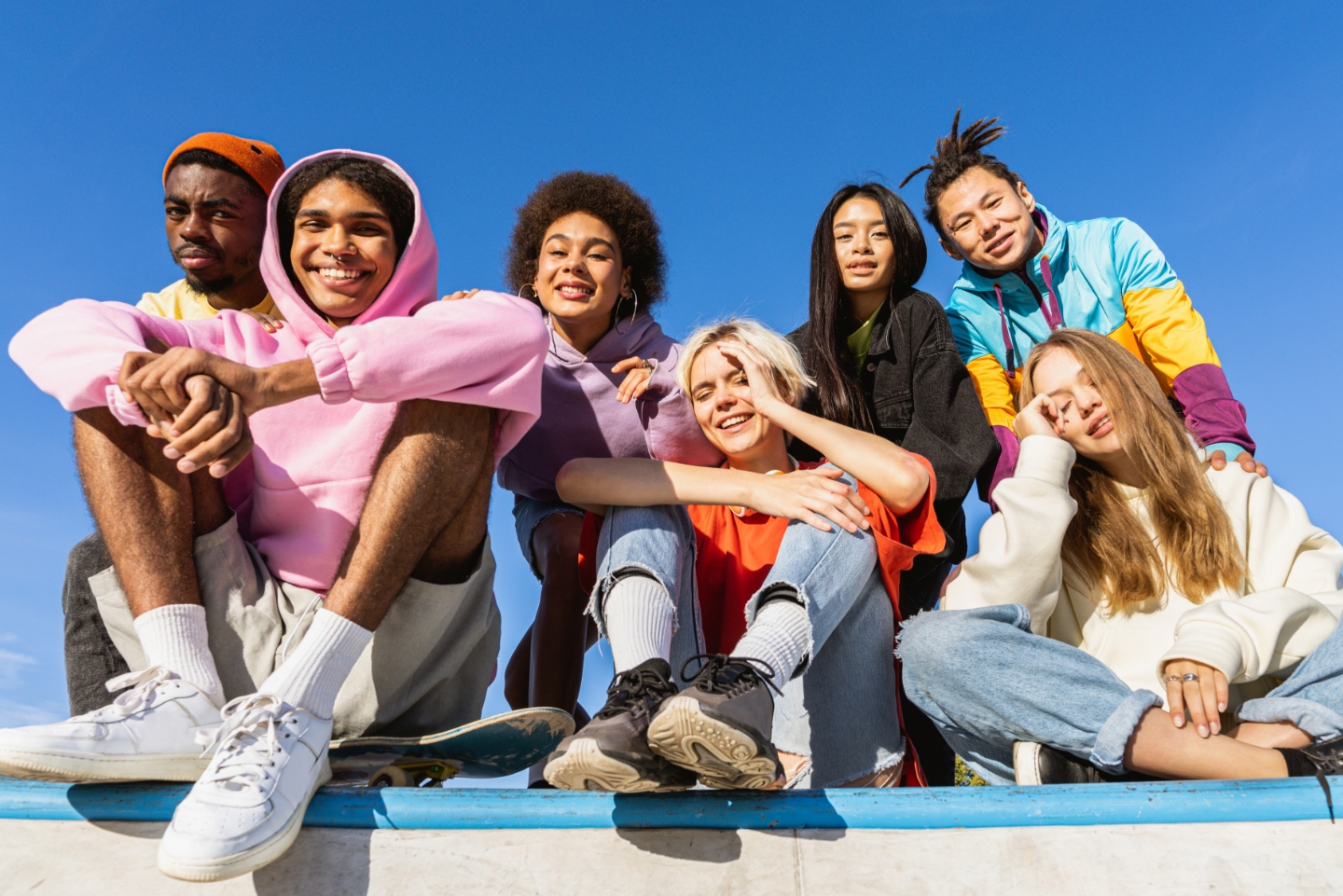 Teens Smiling