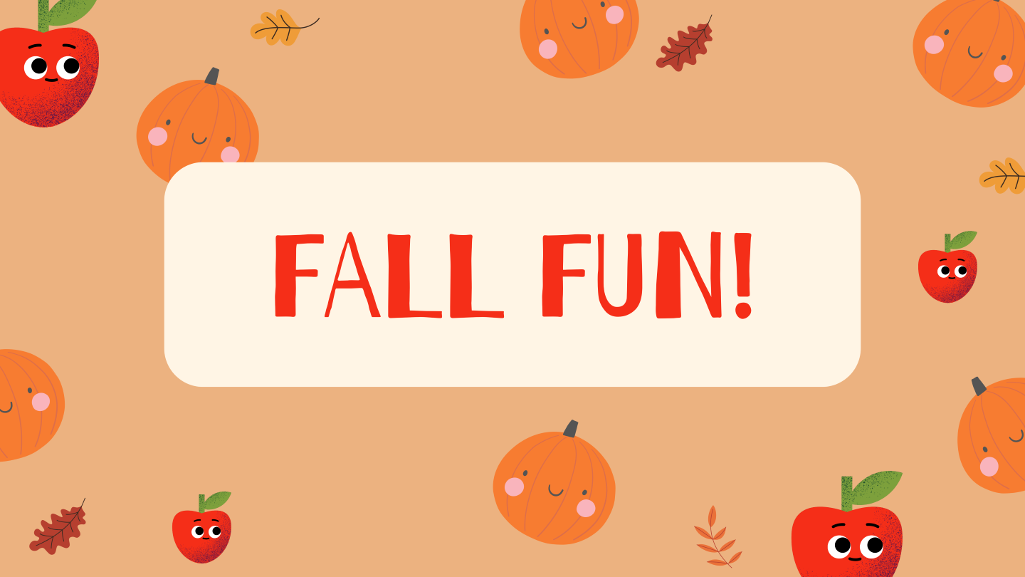 fall leaves pumpkins apples