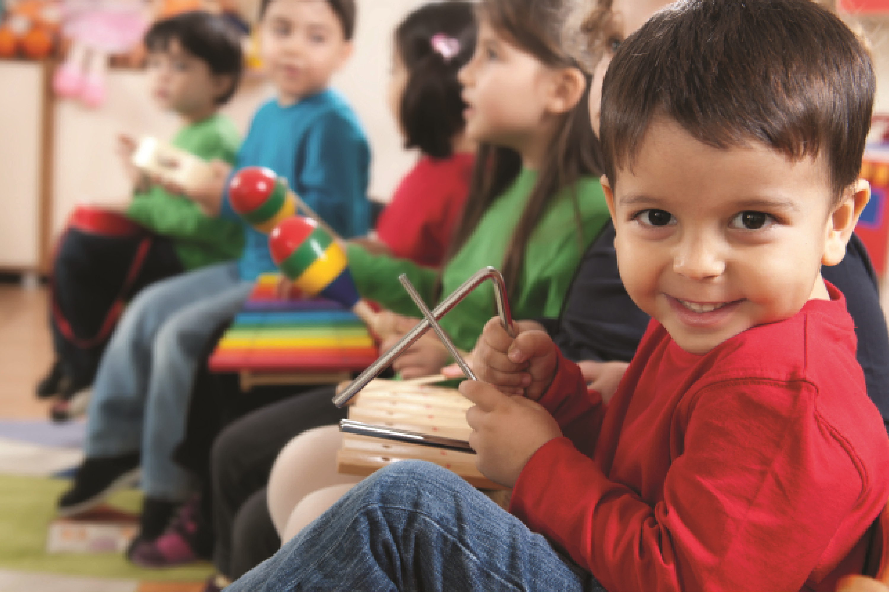 kids playing musical instruments