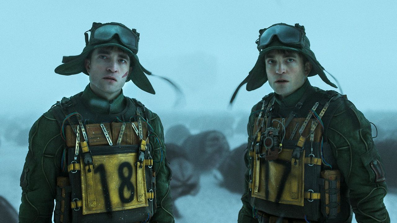 mickey clones standing next to each other