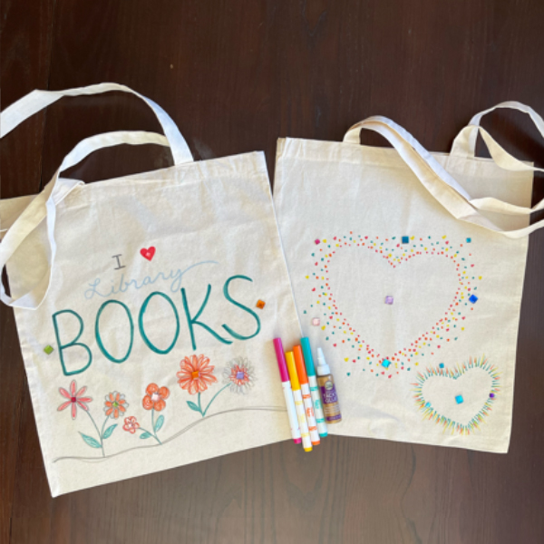 Library Love Tote Bag