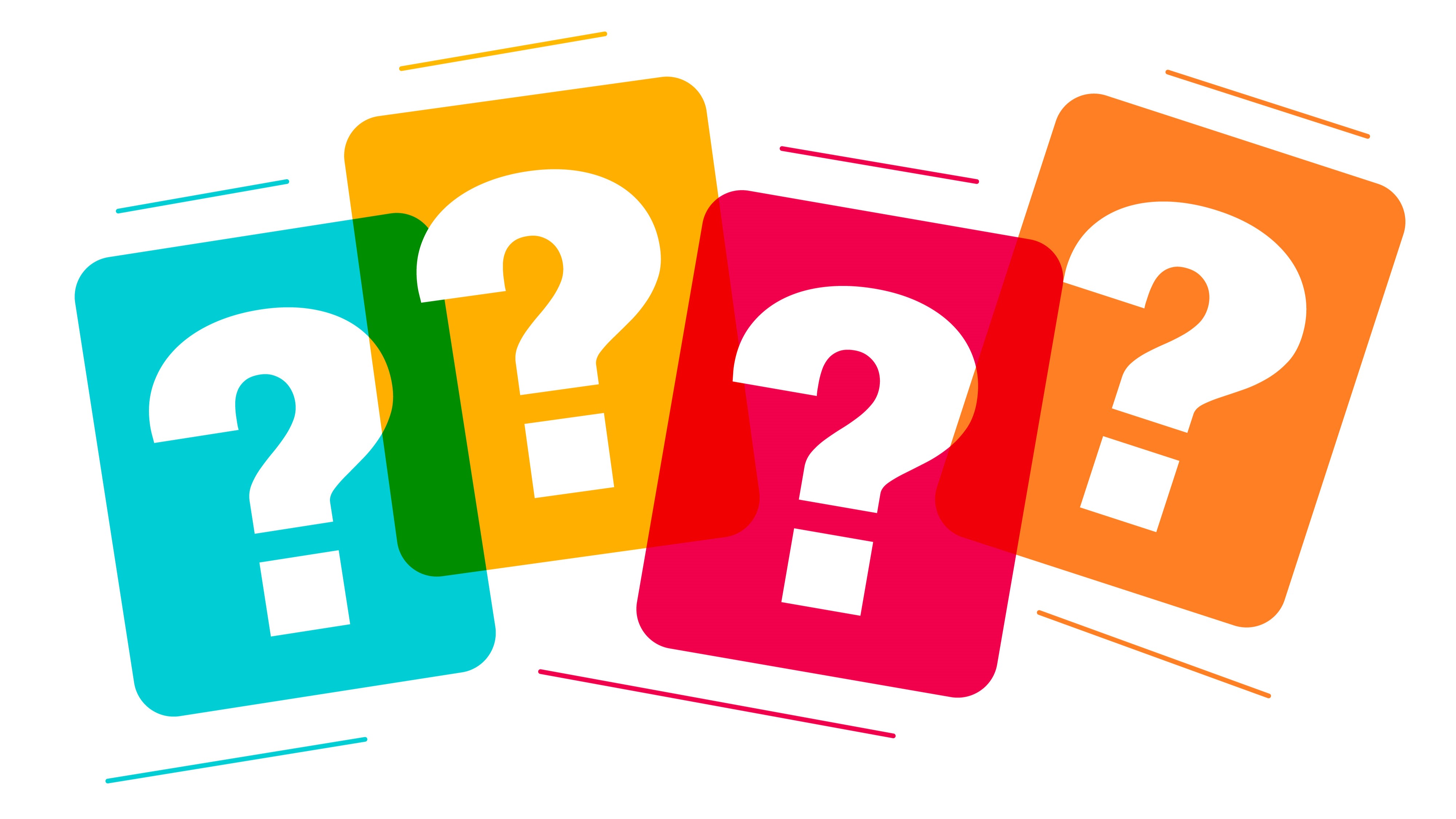 question marks