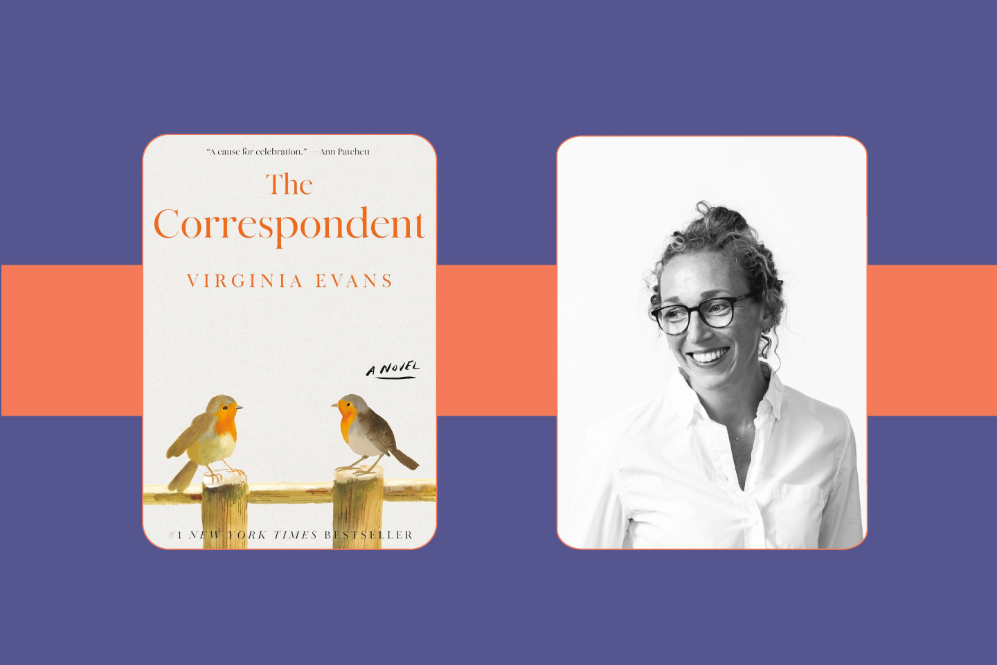 image of a book cover and author Virginia Evans