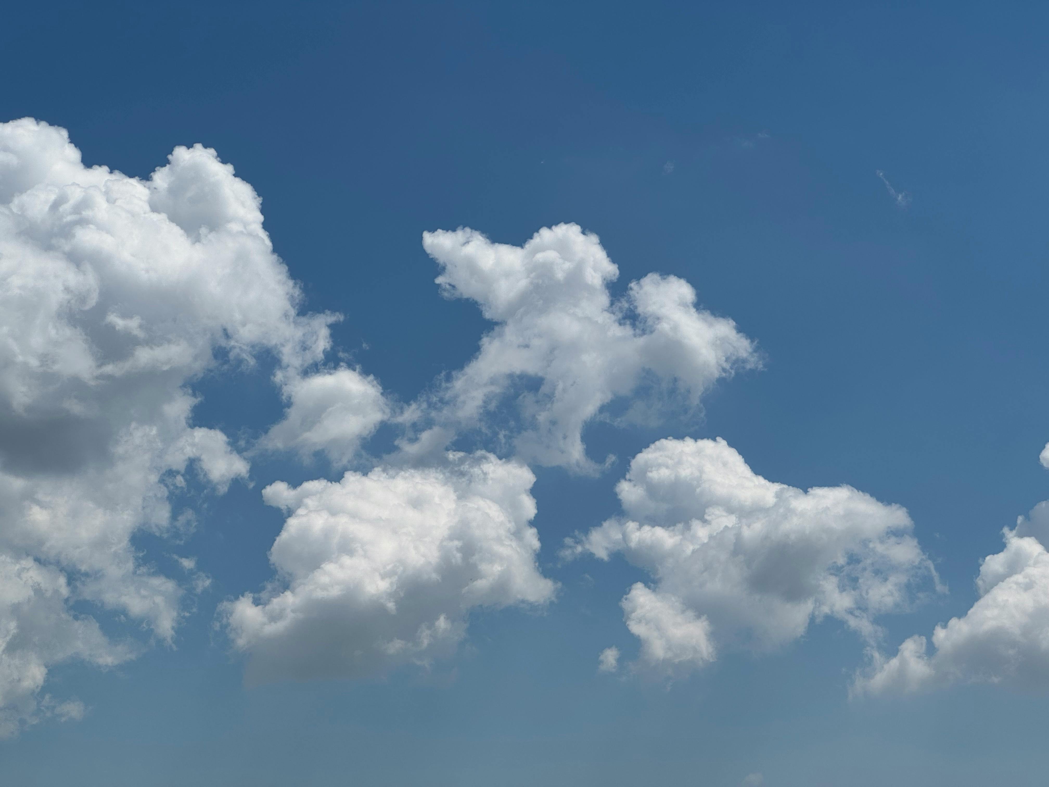 blue sky with clouds