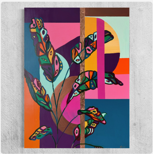 A picture of the work entitled Sunset by artist Mayanthi Jayawardena