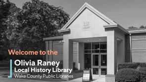 Screencap taken from Welcome to the Olivia Raney Local History Library