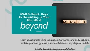 Screencap taken from Wellness Talks with Margot Shute: Midlife Health Reset: Keys to Flourishing in Your 40s, 50s & Beyond | March 2026