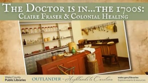 Screencap taken from The Doctor is in...the 1700s: Claire Fraser & Colonial Healing | November 2025