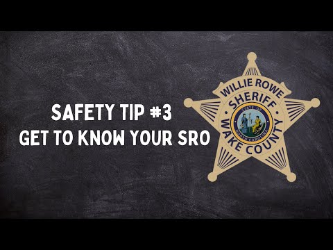 Screencap taken from BTS Safety Tip #3 - Get to Know Your SRO