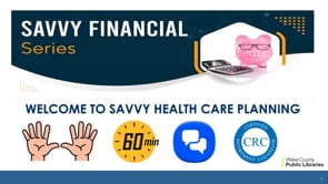 Screencap taken from Savvy Healthcare Planning | June 2026