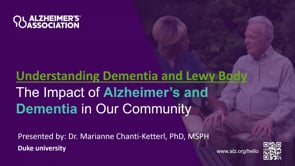 Screencap taken from Understanding Dementia and Lewy Body | February 2026