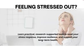 Screencap taken from Wellness Talks with Margot Shute: Feeling Stressed Out? Science-Backed Strategies to Calm Your Nervous System | March 2026
