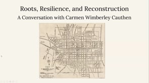 Screencap taken from Roots, Resilience and Reconstruction | May 2026