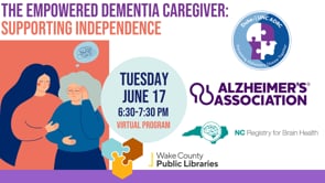 Screencap taken from Empowered Dementia Caregiver: Supporting Independence | June 2025