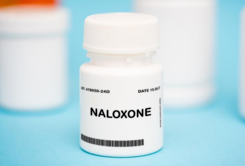 bottle of naloxone