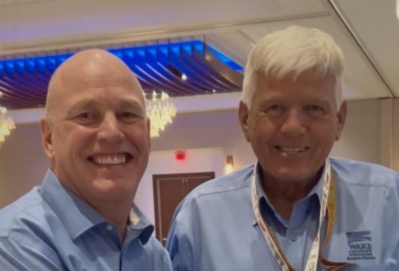 Mike McLamb, Permits & Inspections Director  and Kenneth Dorman Field Inspections Supervisor