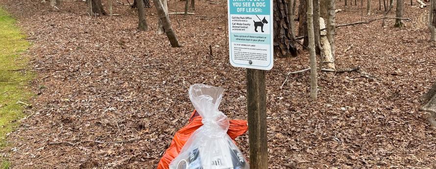 blue jay trash volunteers gathered