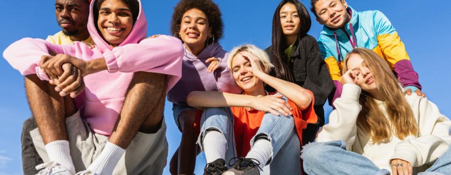 Teens Smiling
