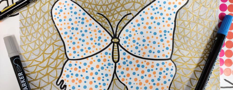 yayoi kusama butterfly
