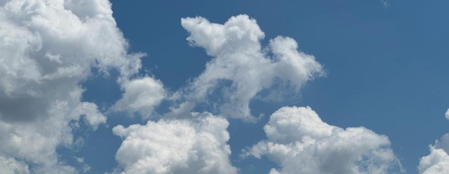 blue sky with clouds