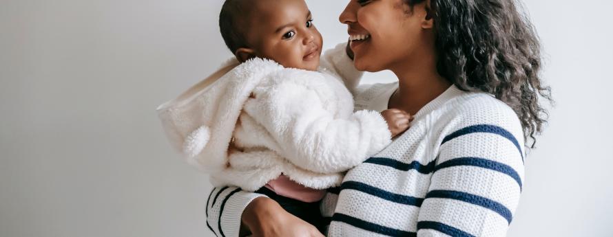mom and baby 