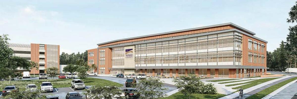 New Public Health Center & Parking Deck Site Plan
