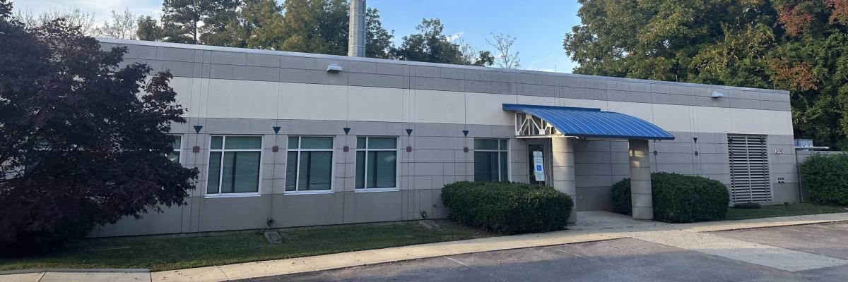front of building