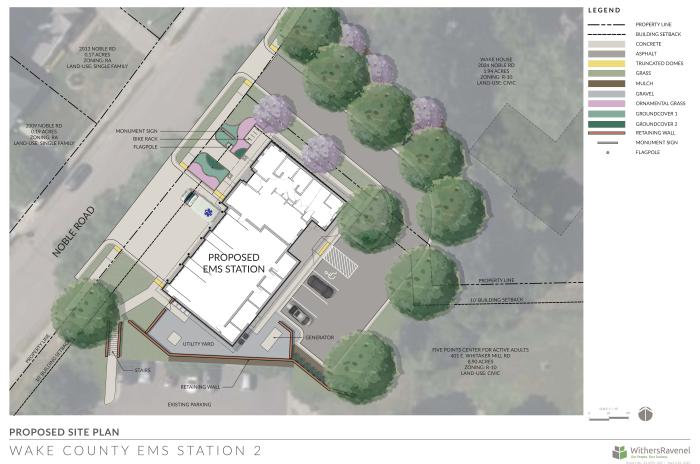 Five Points EMS Aerial Site Plan