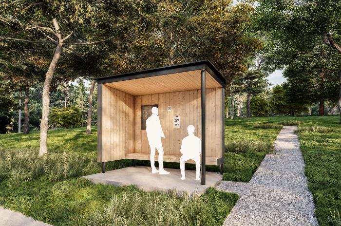 Harris Lake Disc Golf Shelter